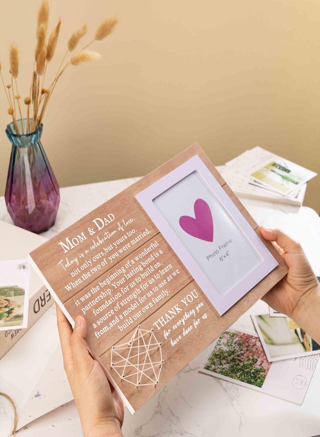 NZY Thank You Gift for Parents of the Bride or Groom on Wedding Day,Wedding Gifts for Mom Dad of the Bride or Groom,Picture Frame Gift,Photo Frame Gift -Thank You for Everything You Have Done for Us - Image 2